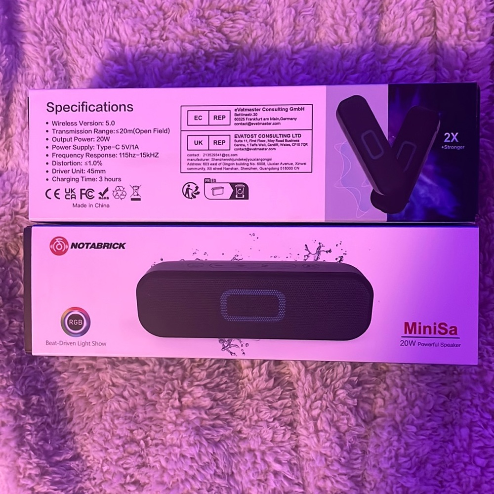 Bluetooth Speakers, Portable Speakers Bluetooth Wireless,Loud Stereo, Waterproof